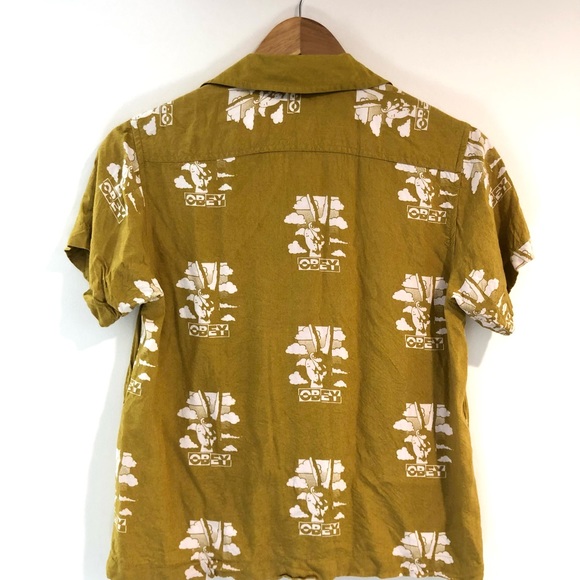 Obey button down shirt - rare - Picture 2 of 3